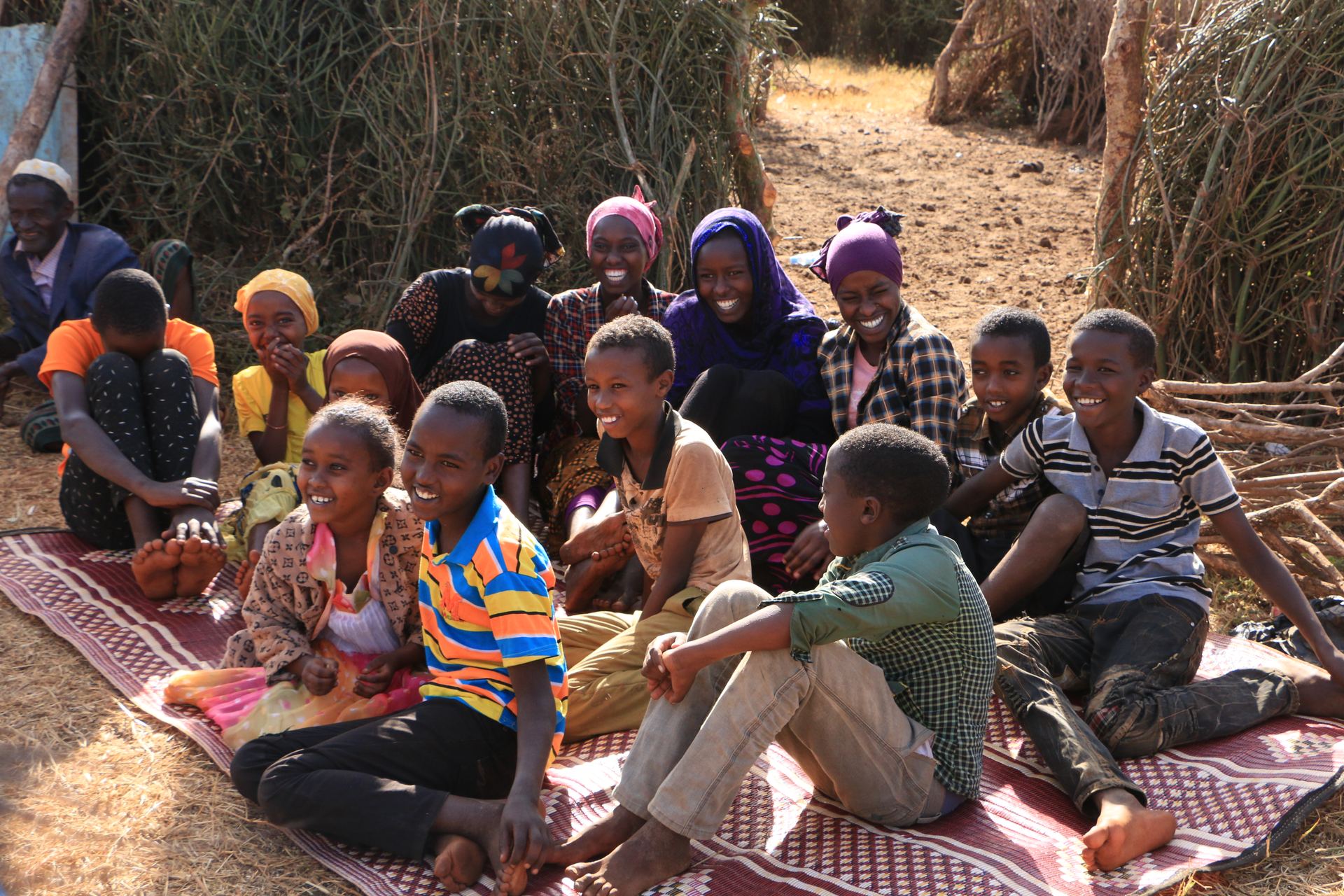 A Culture School session held by the lakeshore.